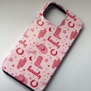Pink Western Pattern Phone Case